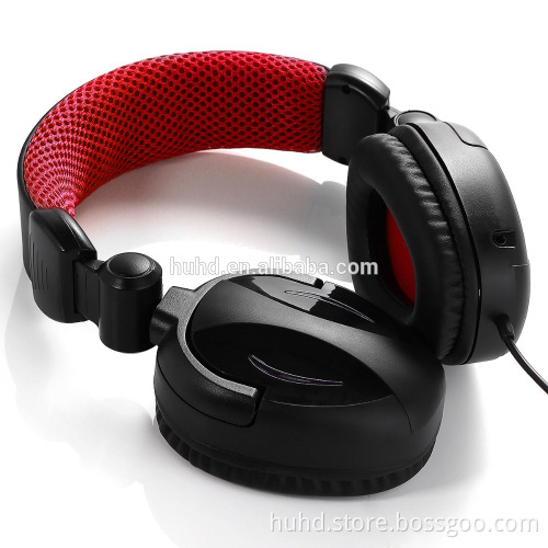 Foldable headphone/headset with detachable boom mic, PC gaming earphone for Playstaion 4 Xbox one